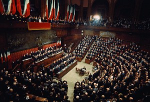 Giovanni Leone Taking Oath of Office